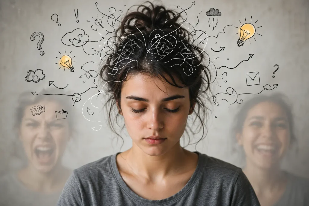 O comportamento humano é o conjunto de ações, reações e atitudes que uma pessoa manifesta diante das situações da vida.