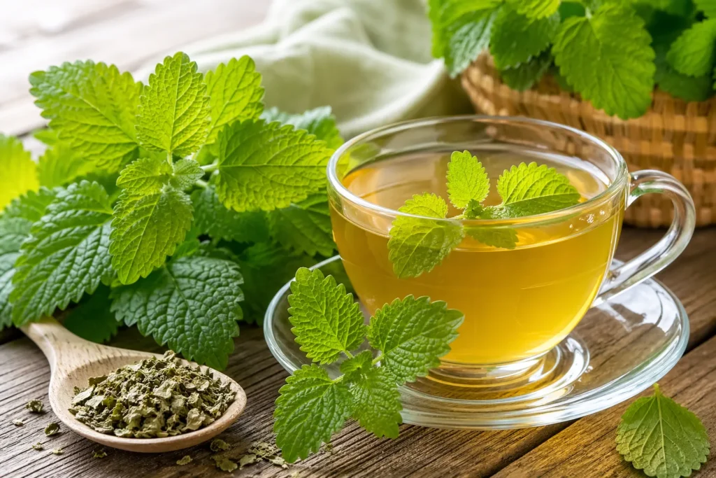 A erva-cidreira é uma planta medicinal muito conhecida no Brasil, amplamente utilizada para promover calma, relaxamento e bem-estar.