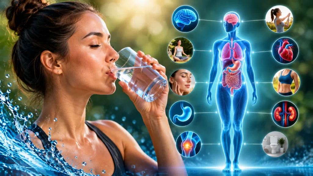 Descubra o que acontece com o corpo quando você começa a beber mais água diariamente e conheça os benefícios da hidratação para a saúde.