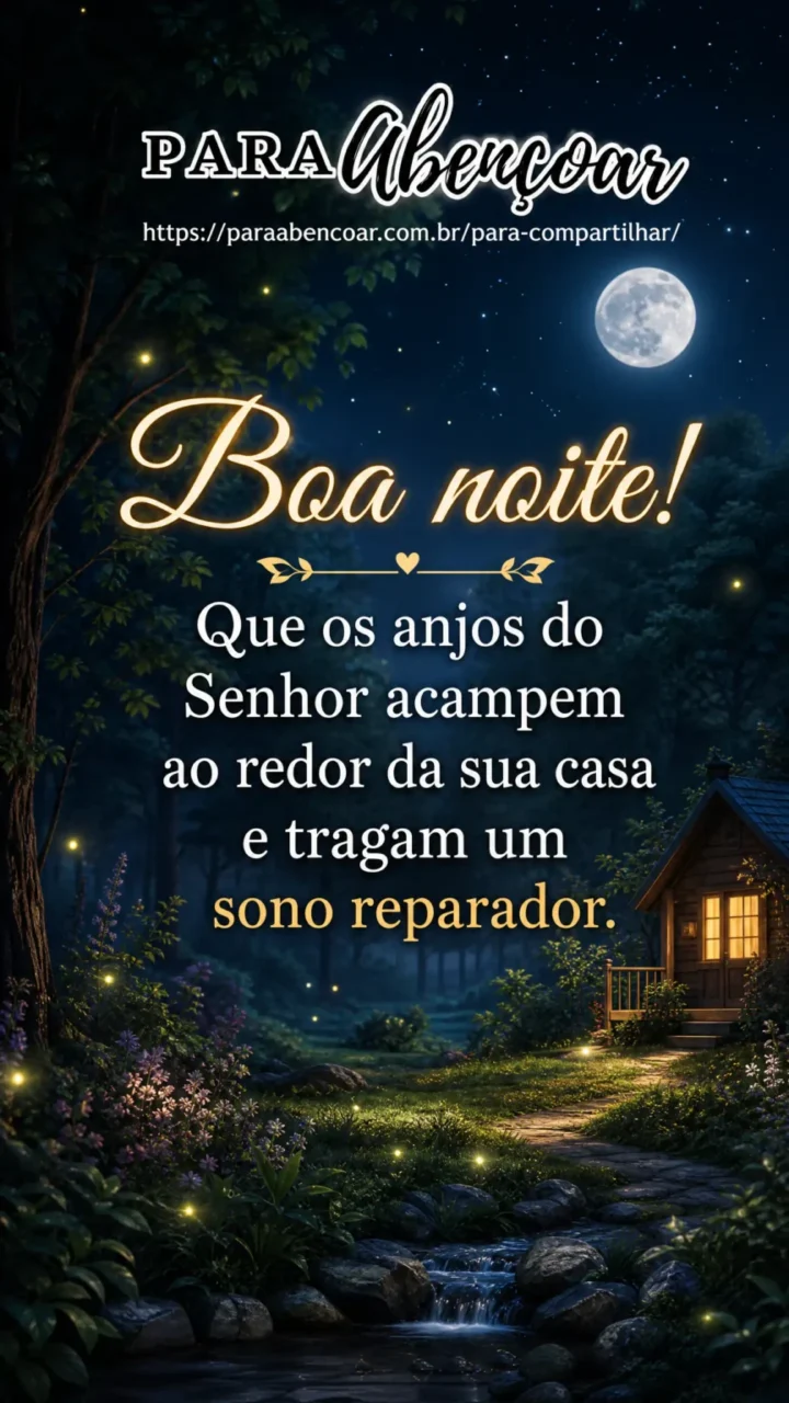 Site Para Abençoar - Mensagem de Boa Noite - 03