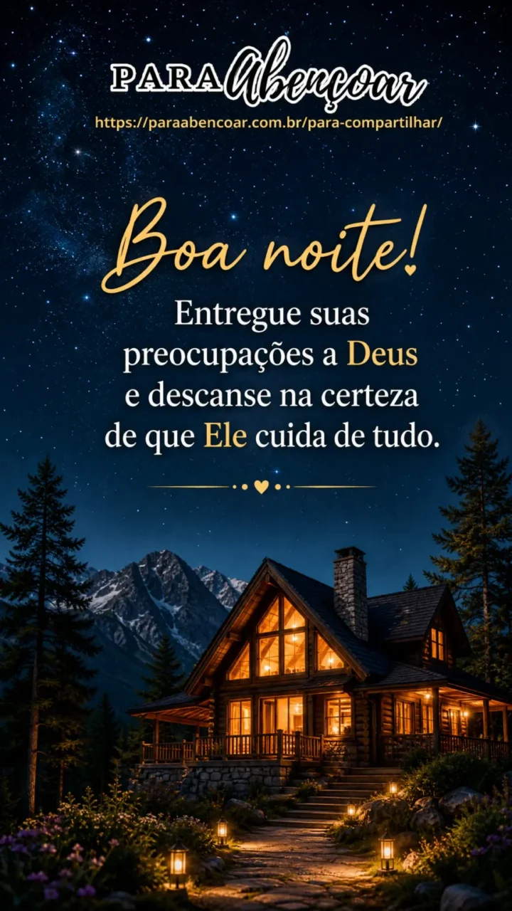 Site Para Abençoar - Mensagem de Boa Noite - 04