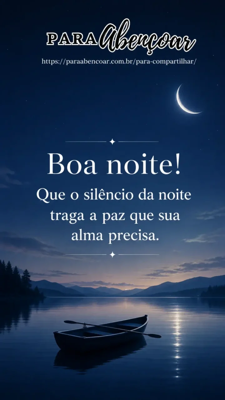 Site Para Abençoar - Mensagem de Boa Noite - 05