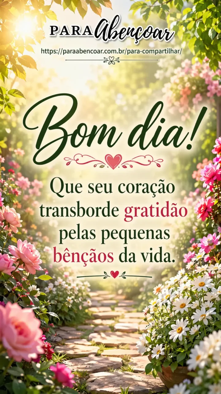 Site Para Abençoar - Mensagem de Bom Dia - 06