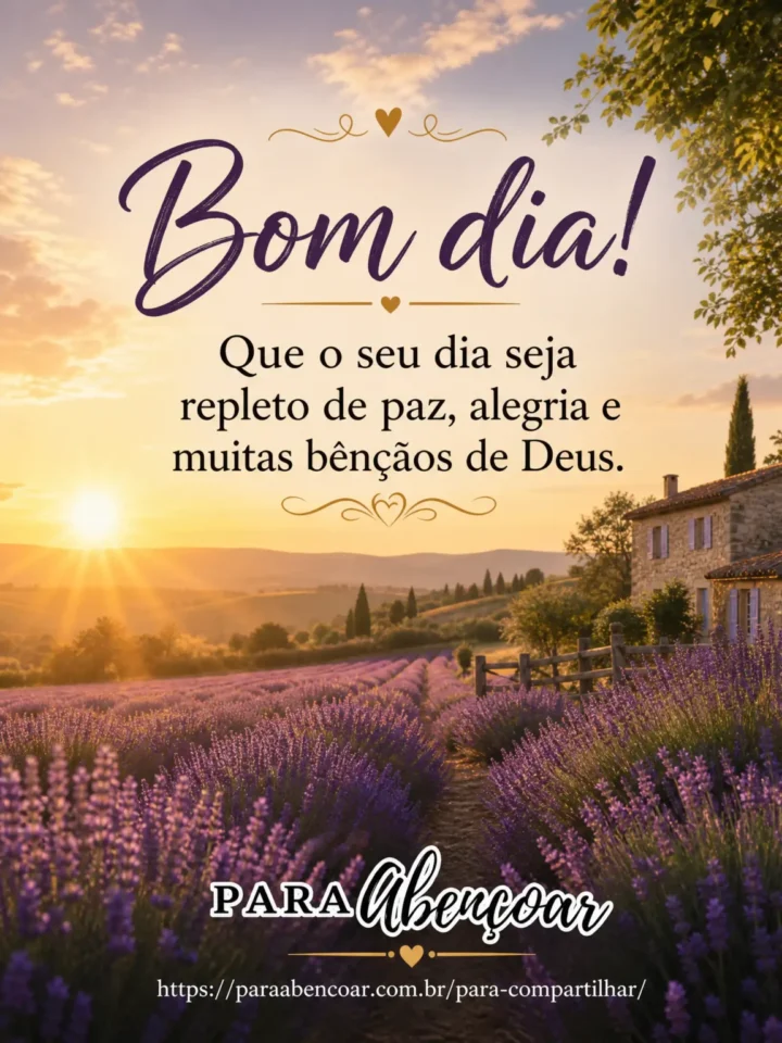Site Para Abençoar - Mensagem de Bom Dia - 07