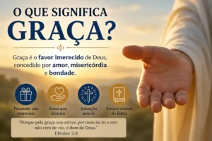 Descubra o que significa graça na Bíblia, seu significado espiritual e por que a graça de Deus é fundamental para a vida cristã.
