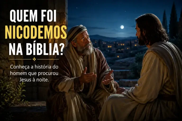 Quem foi Nicodemos na Bíblia? Descubra sua história, seu encontro com Jesus e as lições de fé que esse importante personagem bíblico nos ensina.