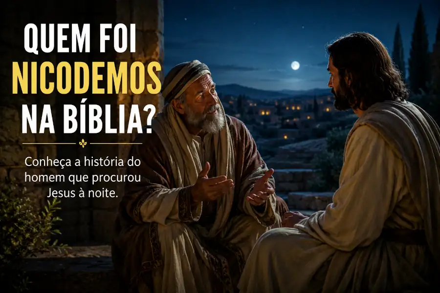 Quem foi Nicodemos na Bíblia? Descubra sua história, seu encontro com Jesus e as lições de fé que esse importante personagem bíblico nos ensina.