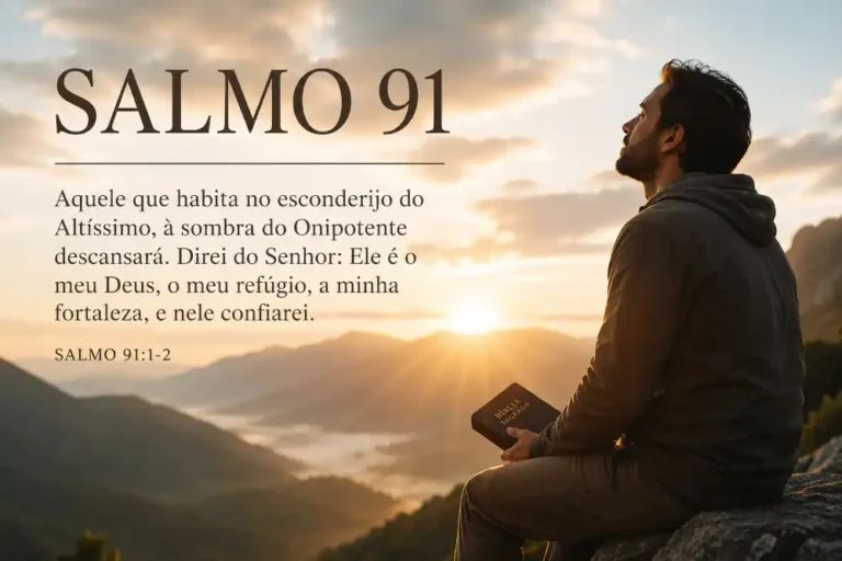O Salmo 91 transmite uma poderosa mensagem de proteção, esperança e confiança em Deus. Ele lembra que o Senhor é refúgio e fortaleza para aqueles que nEle confiam, oferecendo segurança, paz e amparo mesmo diante das dificuldades e dos momentos de incerteza.