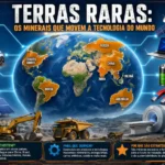 Terras Raras: o tesouro escondido que movimenta a tecnologia mundial