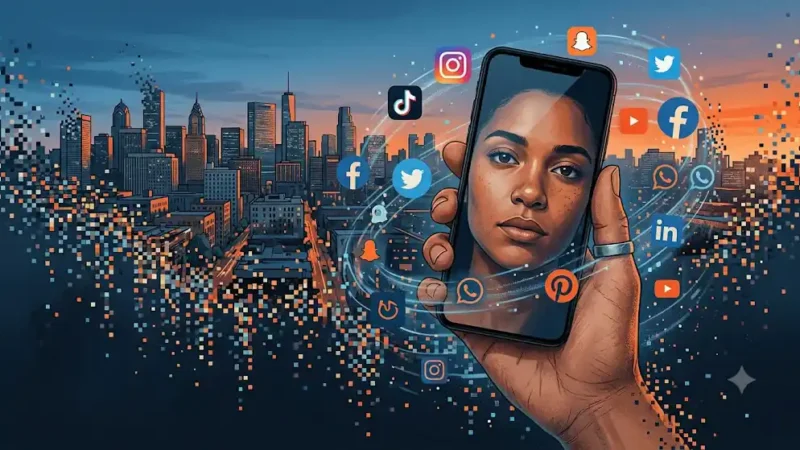 O impacto das redes sociais na mente e nas emoções