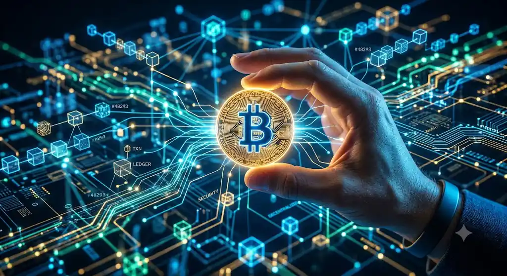 O Bitcoin é a primeira criptomoeda e representa uma revolução na forma como entendemos o dinheiro. Entenda sua tecnologia, a mineração, seus riscos e por que ele é chamado de "ouro digital".